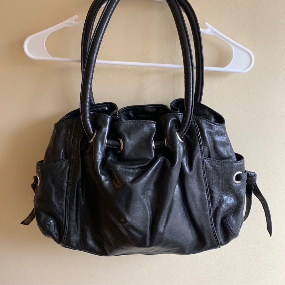 Cole Haan Black Leather Shoulder Bag